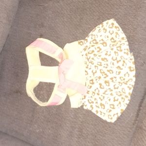 A leopard dress for little doggy girl